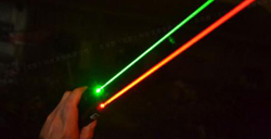 Pittura leggera con un puntatore laser